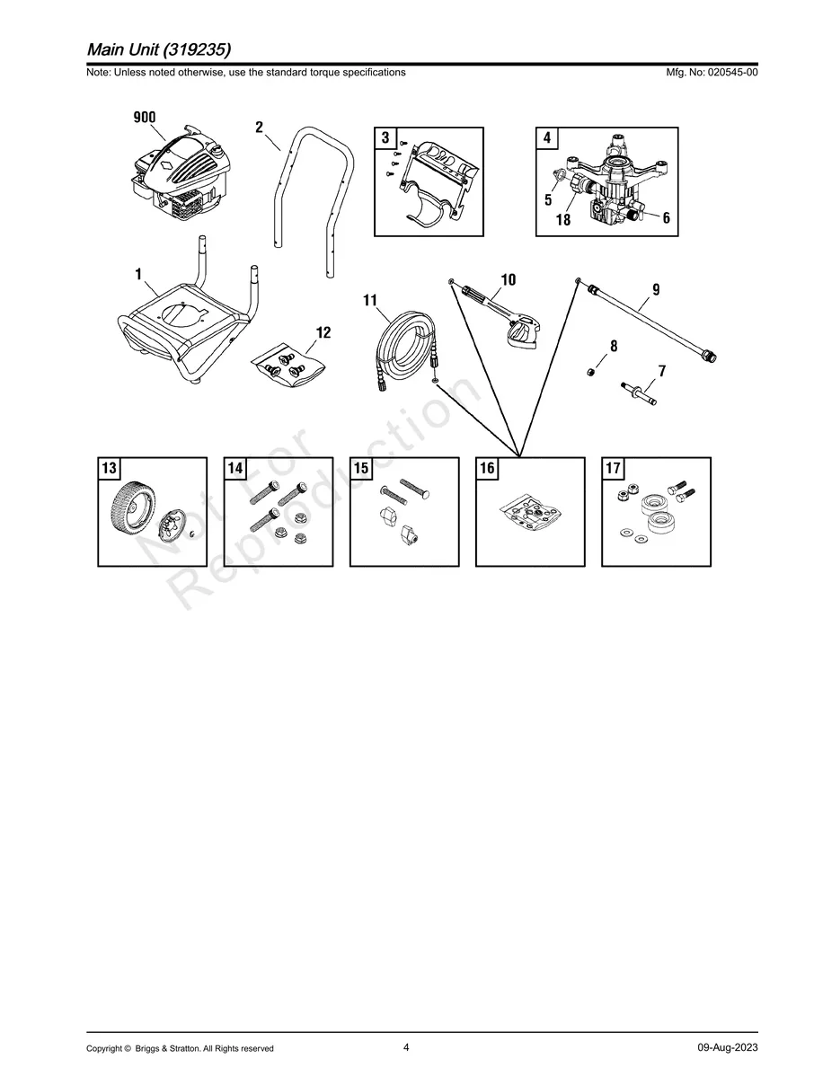 BRIGGS AND STRATTON, 020545-00, IPL.4